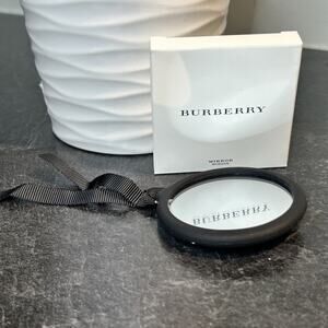 NEW Burberry Hand Held‎ Black Purse Mirror LIMITED EDITION